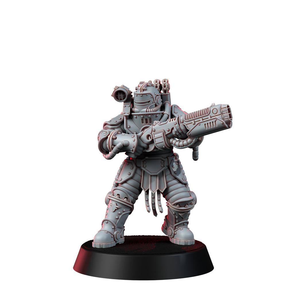 SOLAR GUARD INFANTRY SQUAD WITH VOLKITES