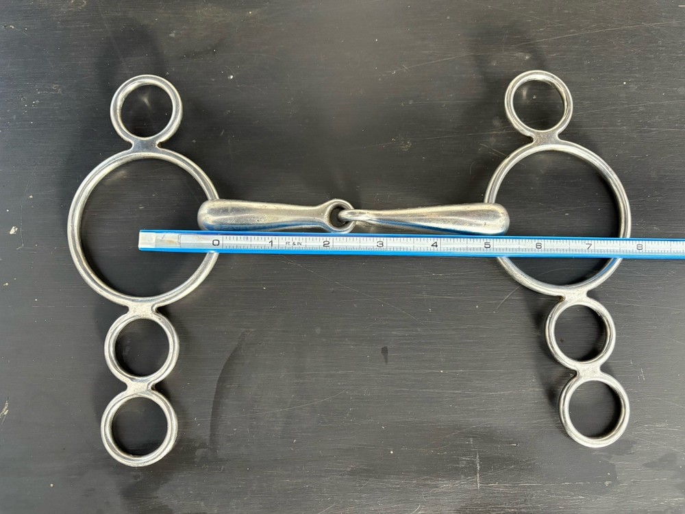 5” 3 Ring Elevator Dutch Gag English Bit