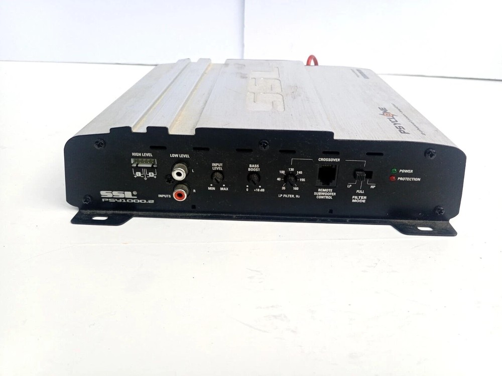 *UNTESTED* SSL PSYCLONE PSY1000.2 AMPLIFIER 2 CHANNEL CAR AMP RECEIVER 1000W ^