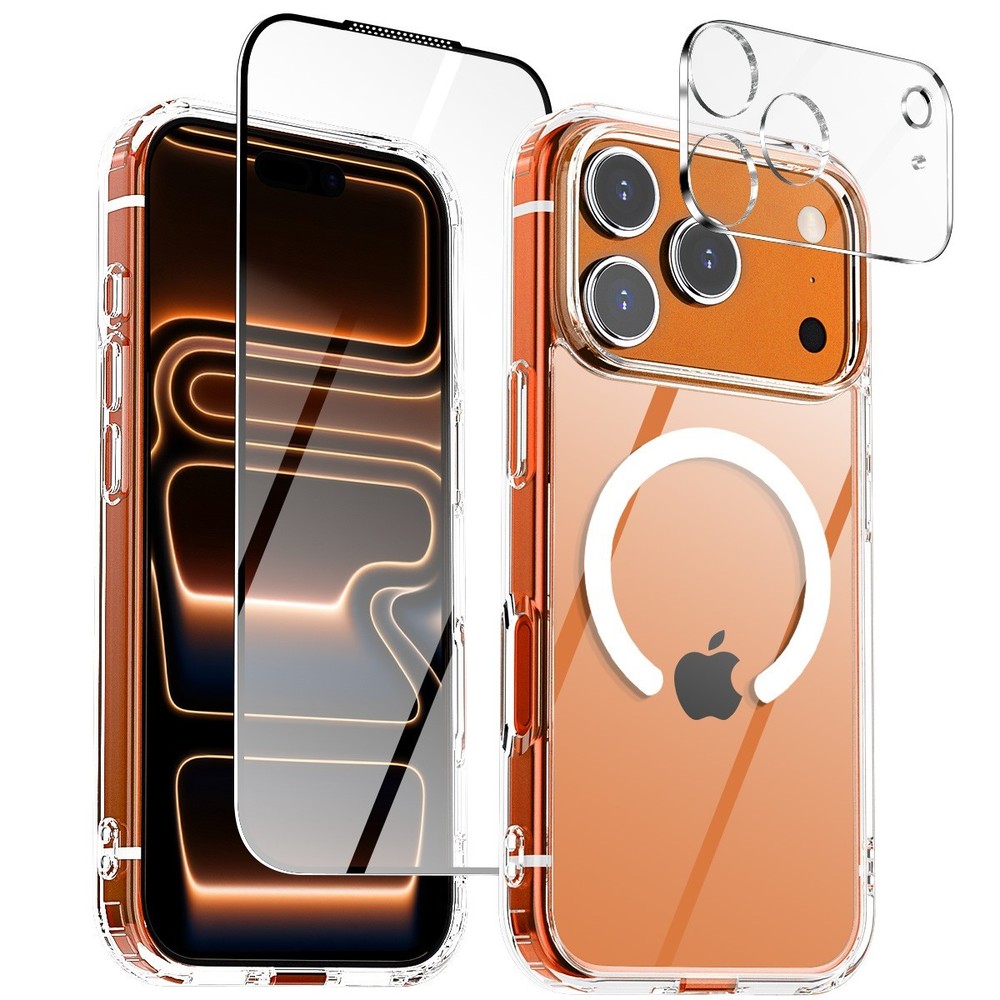 For iPhone 17 Pro Max 17 Air Case Shockproof Cover Glass Camera+Screen Protector