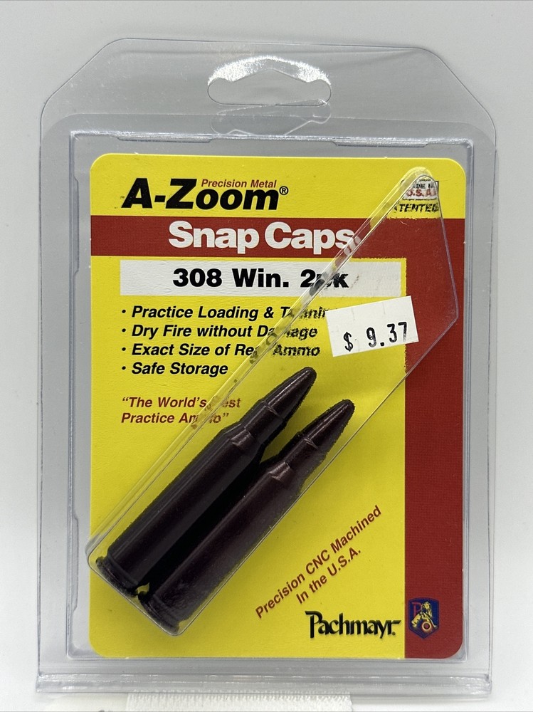 A-Zoom Precision Metal Snap Caps 308 Win. (2pk)