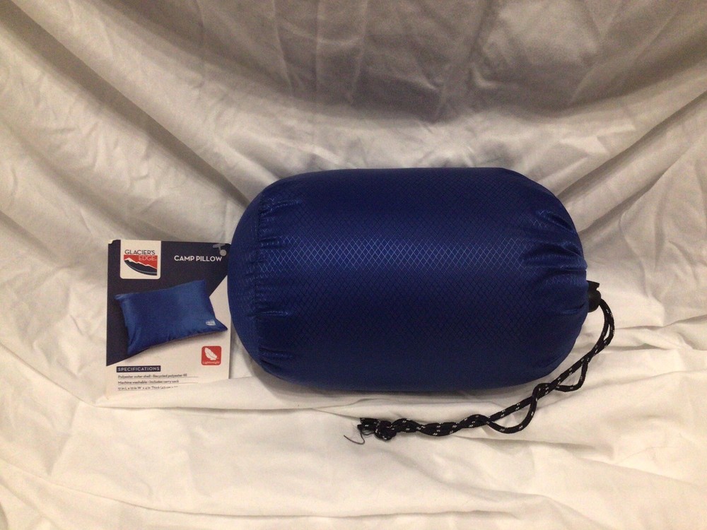 New Glaciers Edge Camp Pillow Light Weight Polyester