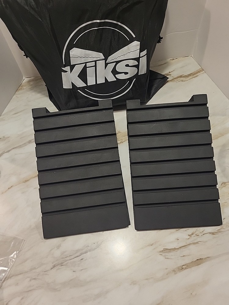 Squat Wedge Blocks Kiksi 4 Piece Adjustable 100% Hight Density Rubber.