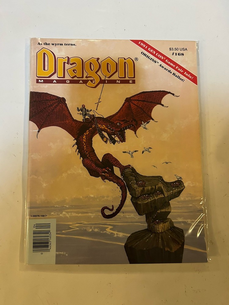 TSR: Dragon Magazine: Issue 168