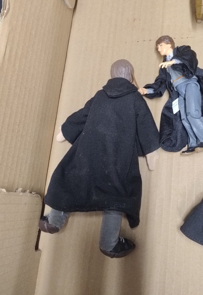 3 Harry Potter Figures 12" magic Harry & smaller (Read Description)