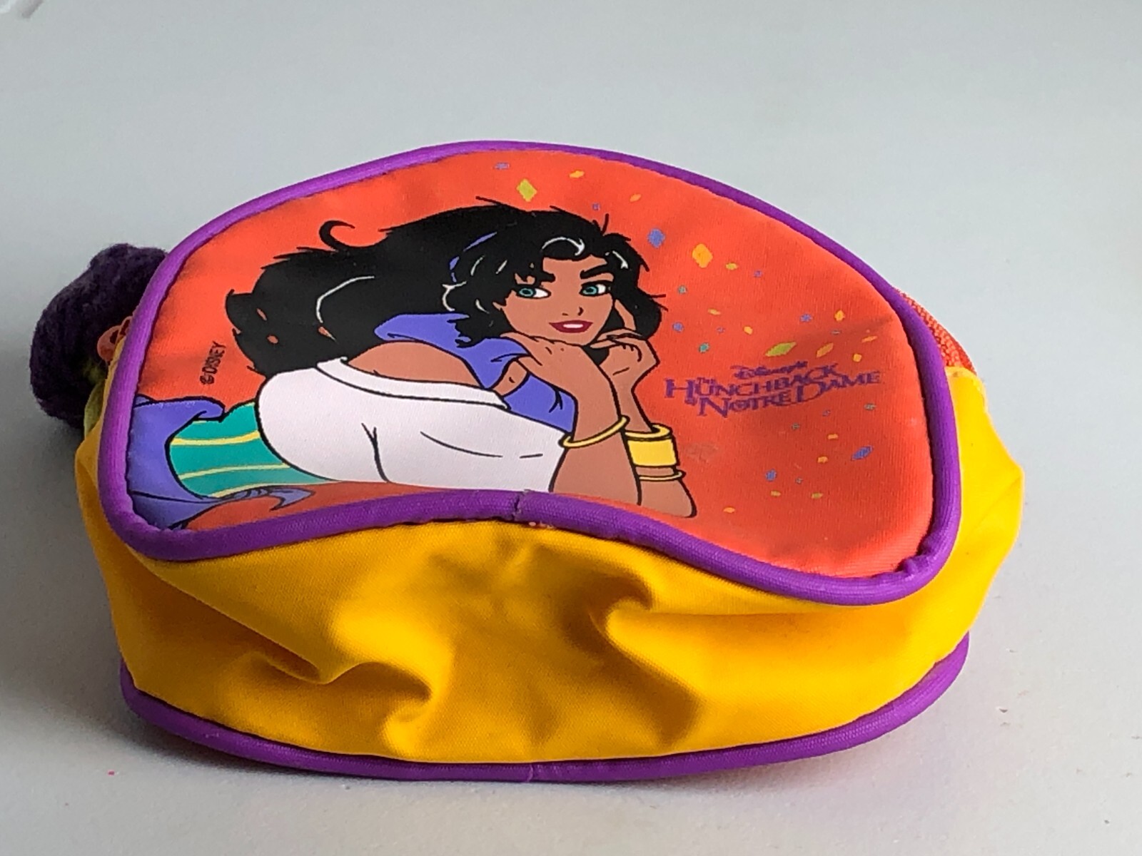 Vintage 90s Disney Hunchback of Notre Dame Esmeralda coin purse HTF