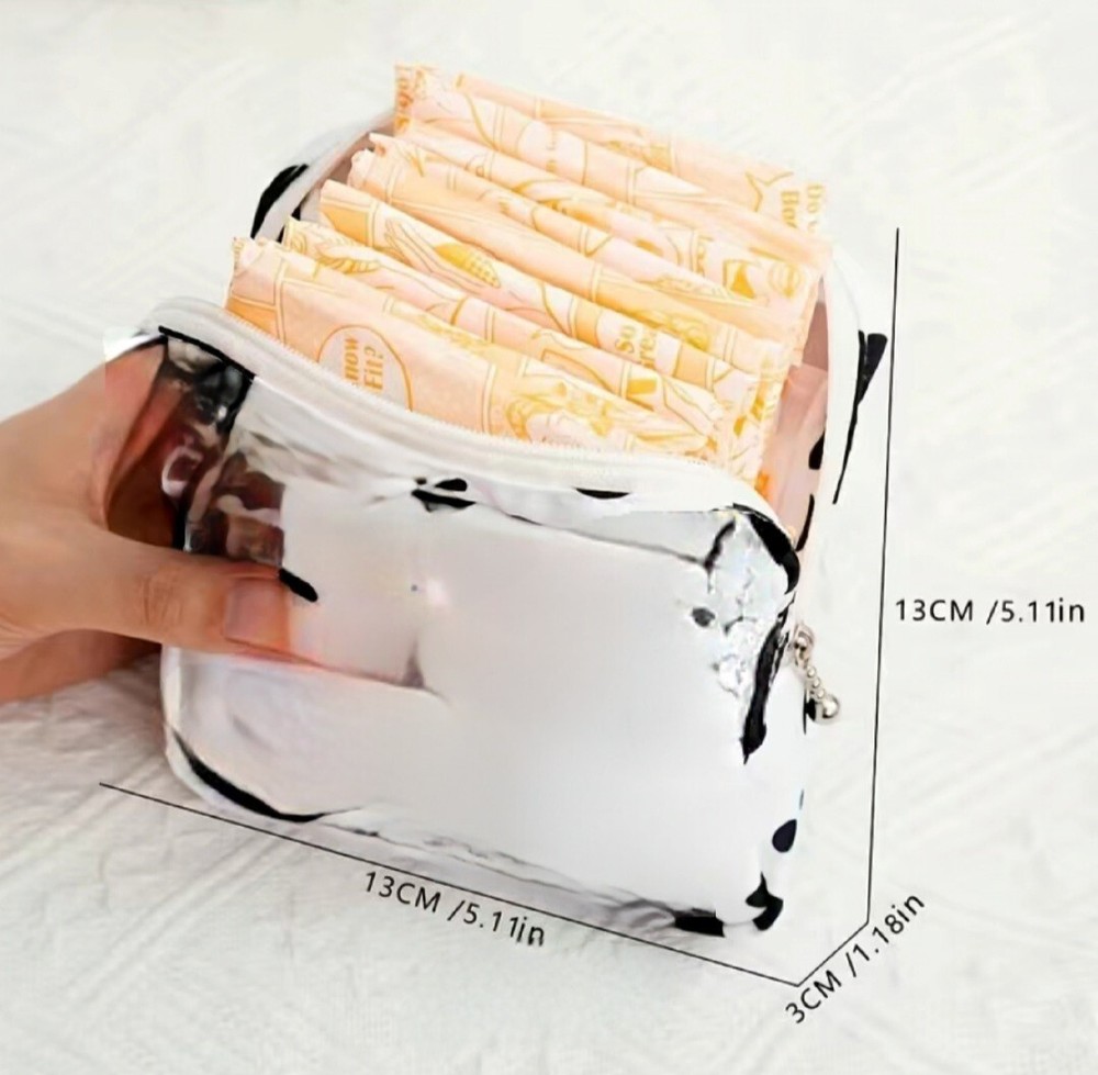 Zippered Pouch For Sanitary Napkins