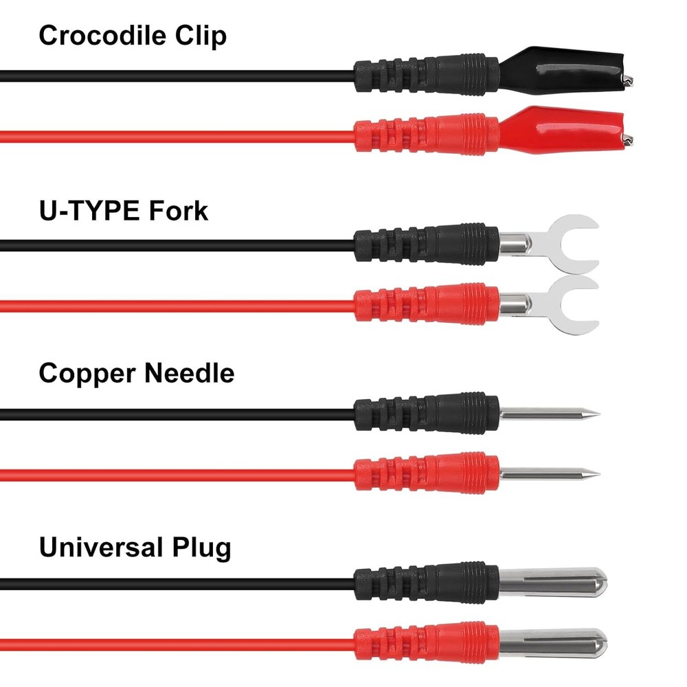 2 Set 16 in 1 Multimeter Test Leads Kit Digital Probes & Leads Set with Testing