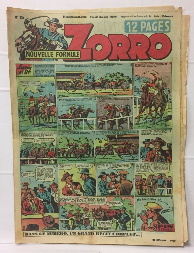 Zorro - 22 October 1950 - No. 228