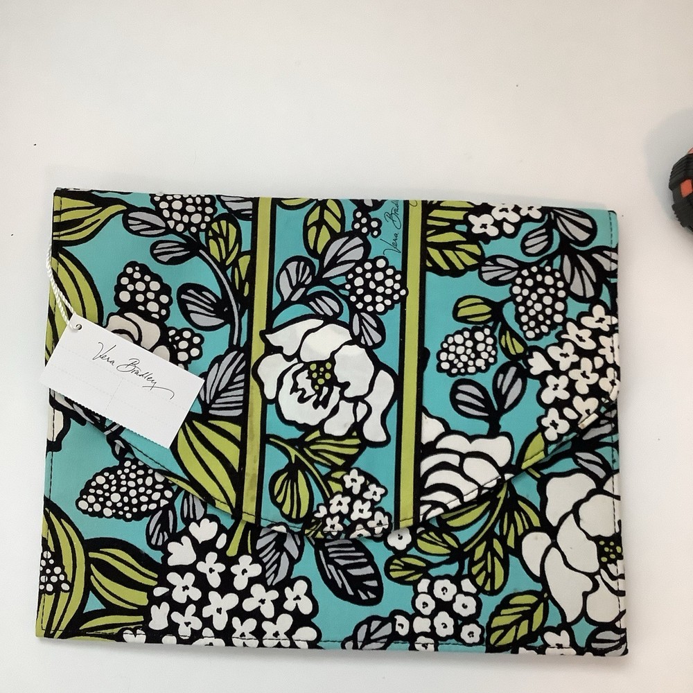 Vera Bradley Island Blooms Pattern Envelope Style Fabric File Folder