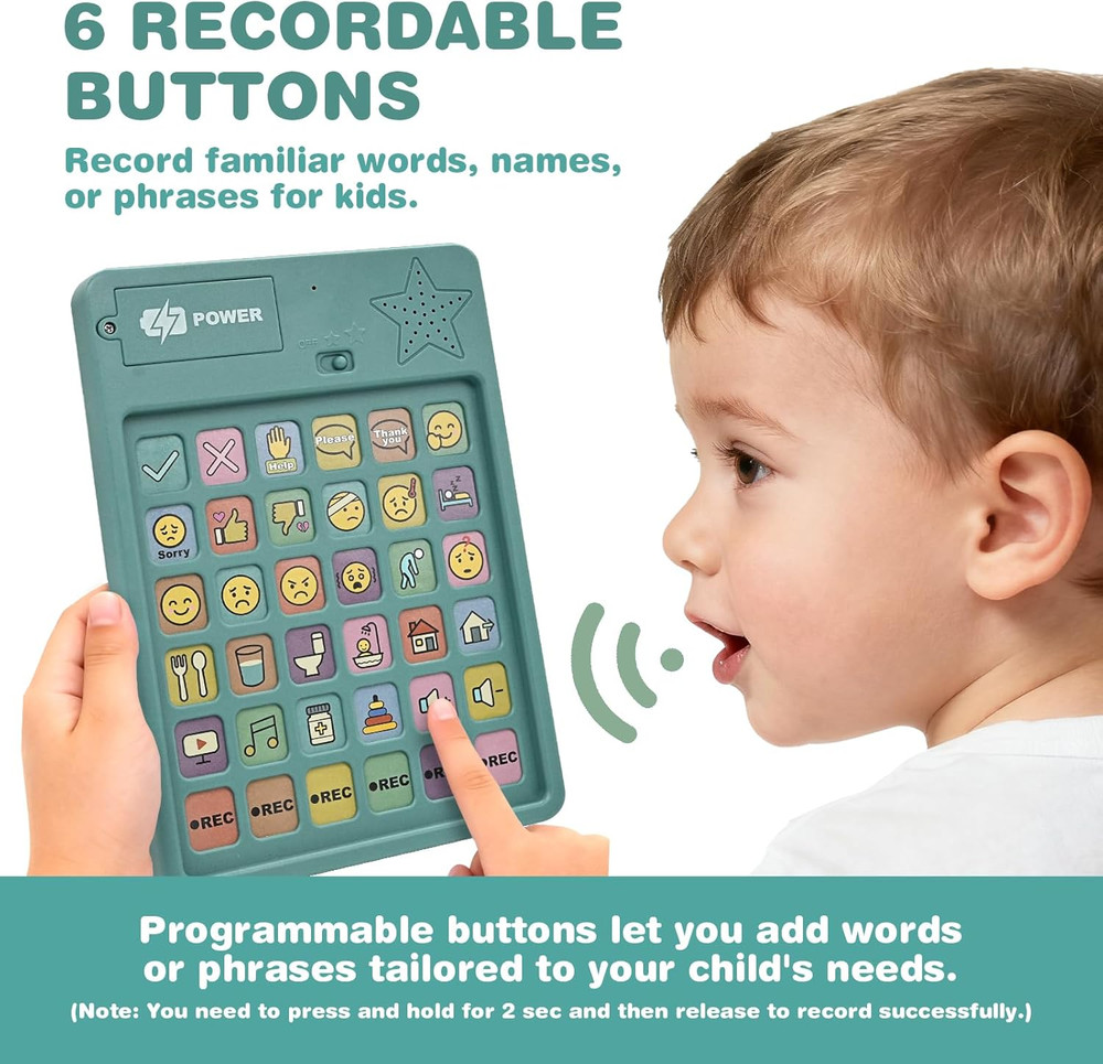 AAC Device for Autism, Speech Therapy Materials, Non Verbal Communication Tools