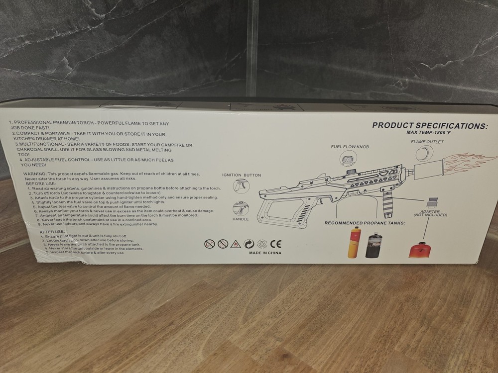 NEW Multi-Use Propane Torch GF-8012