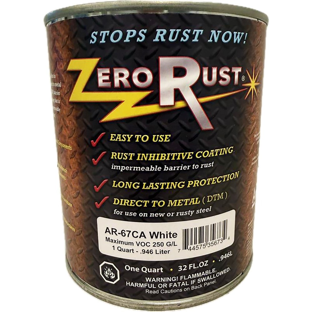 Zero Rust AR-67QT White Rust Inhibitive Coating Quart