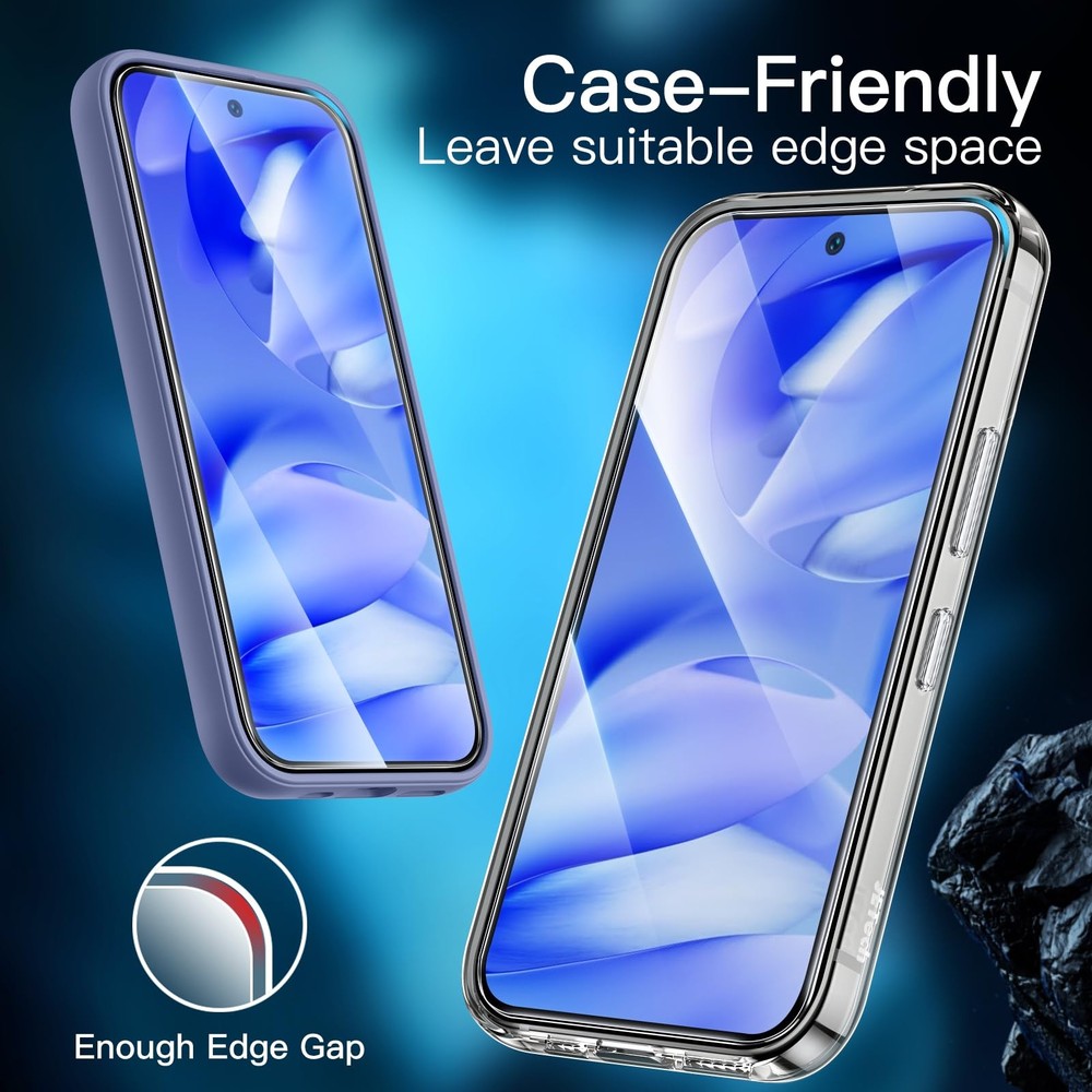 JETech Screen Protector for Google Pixel 9a 6.3-Inch 2025, 9a, Clear