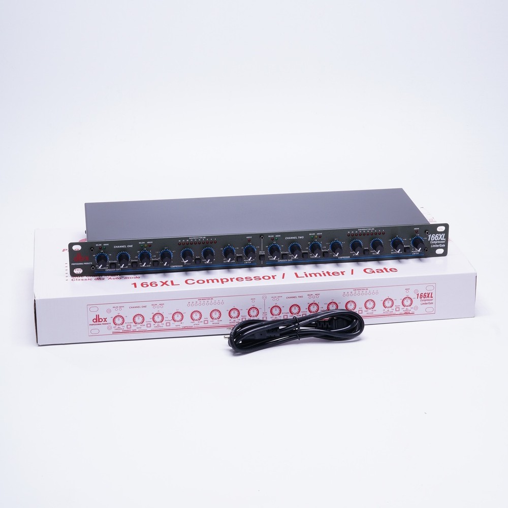 NEW DBX 166XL Compressor Limiter/Gate Effects DSP Processor US Stock