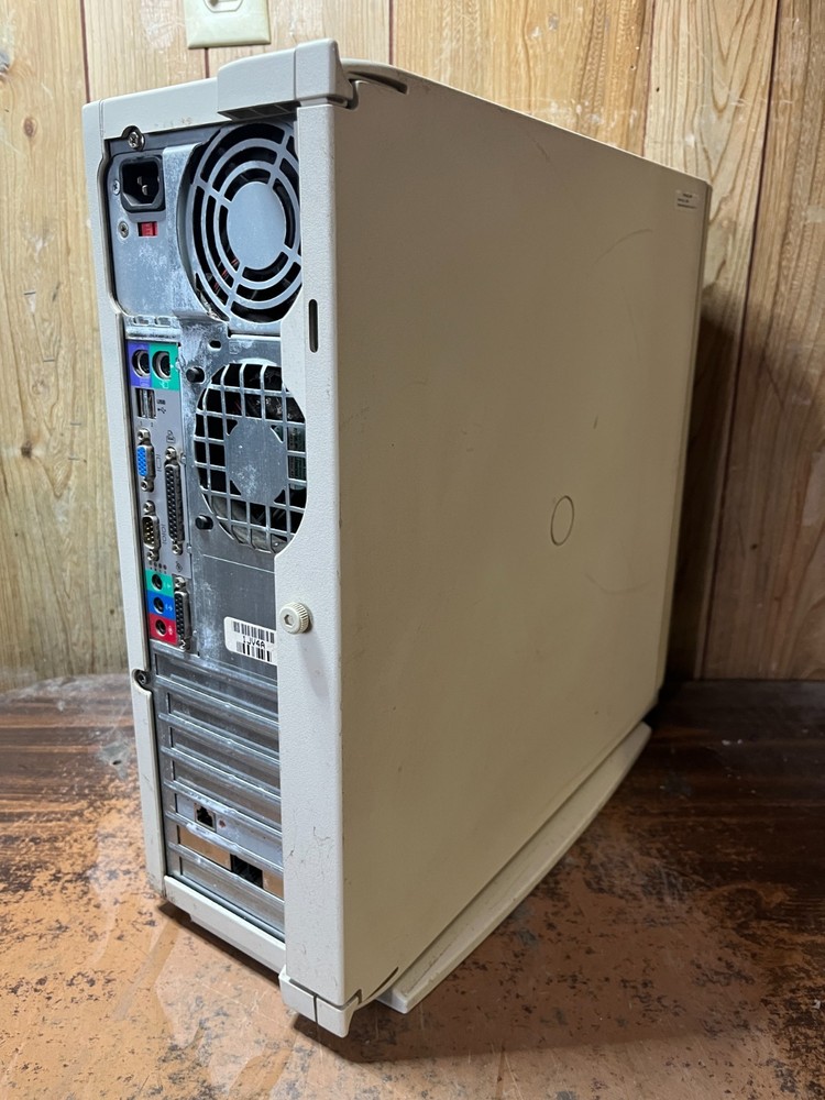 Vintage Dell Dimension V400 Retro Gaming Computer Serial Parallel ISA Floppy CD