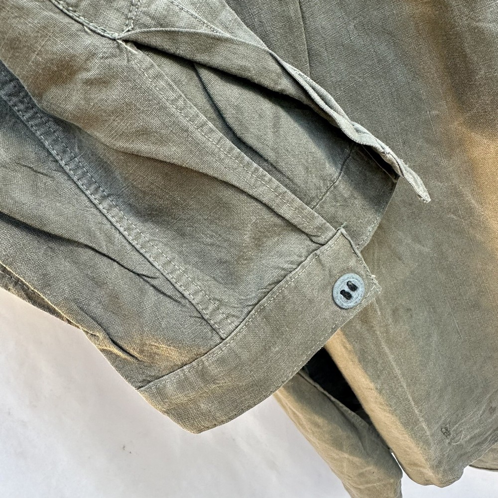 WWII Linen Pullover USMC Stenciled Named Shirt