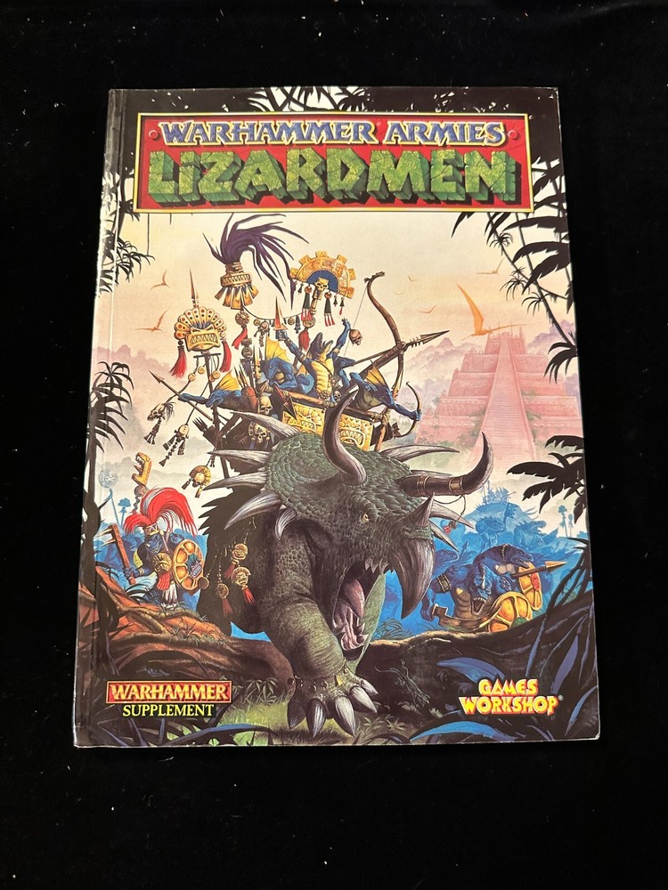 Games Workshop Warhammer Lizardmen Rulebook Supplement Fantasy Codex Old World