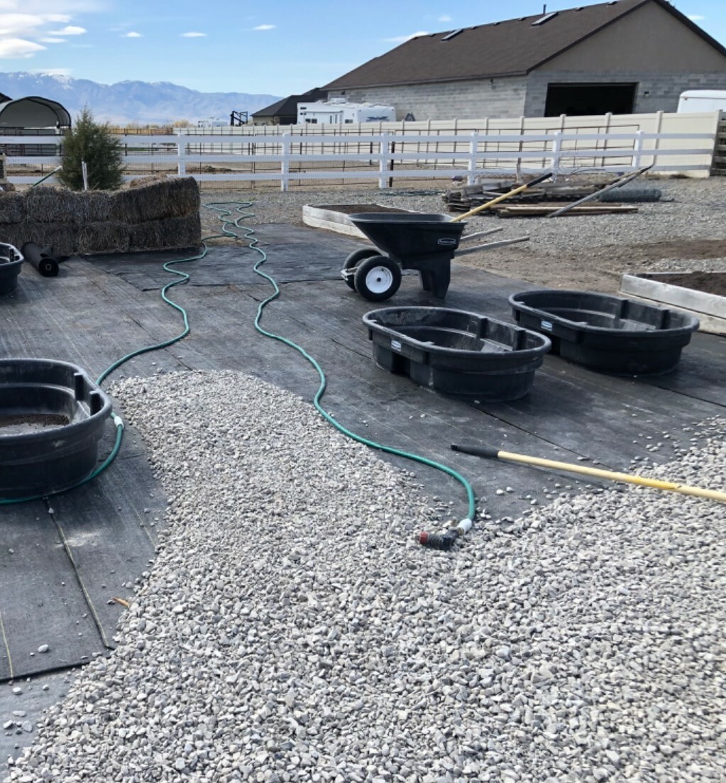 Sandbaggy 10 FT Wide Landscape Fabric | 40 Yr Fabric | Ground Cover Weed Barrier