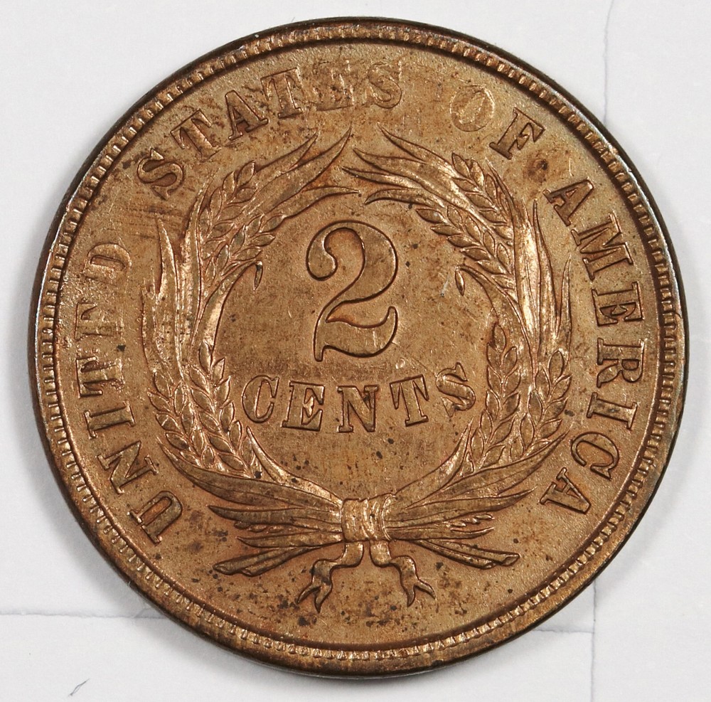 1864 2 Cent Piece. UNC. 187961