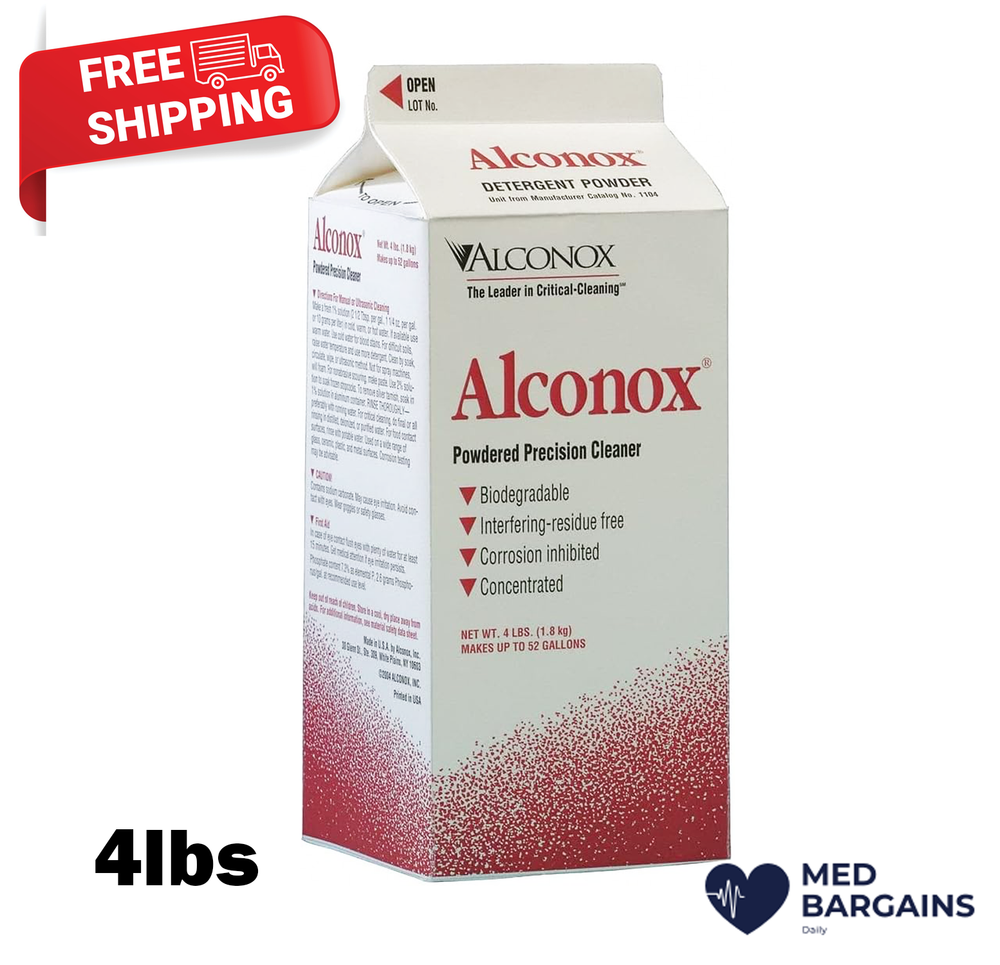 Alconox Detergent Cleaning Concentrate 4 lbs Container