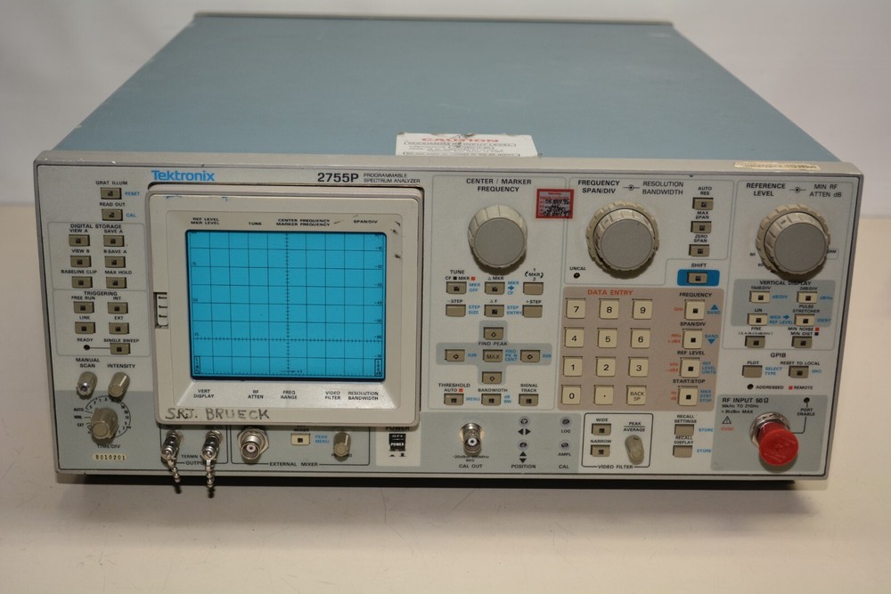 ^ Tektronix 2755P Programmable Spectrum Analyzer #W3783