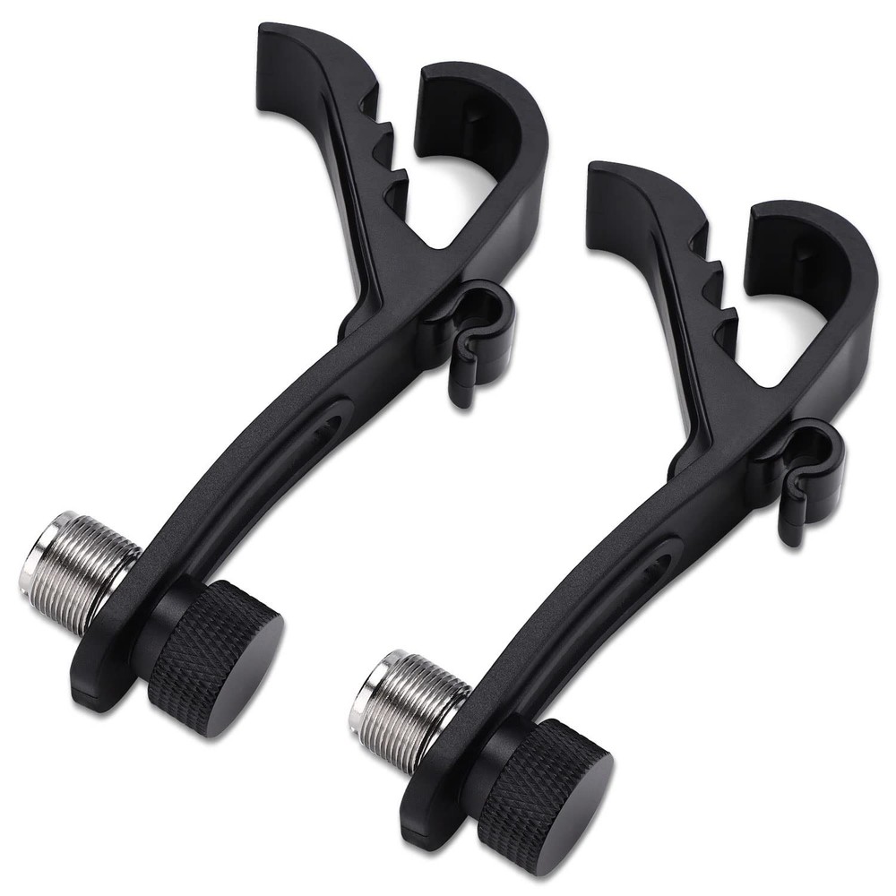 Facmogu 2PCS Drum Microphone Clip, Adjustable Mic Mount Clamp Holder Mic...