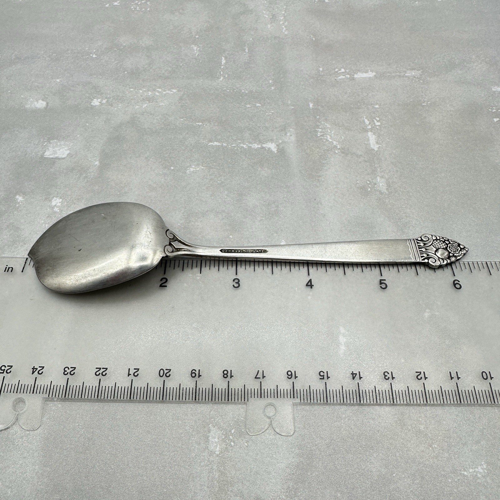 Oneida King Cedric Jelly Server 6" Community Plate Silverplate 1933 Replacement