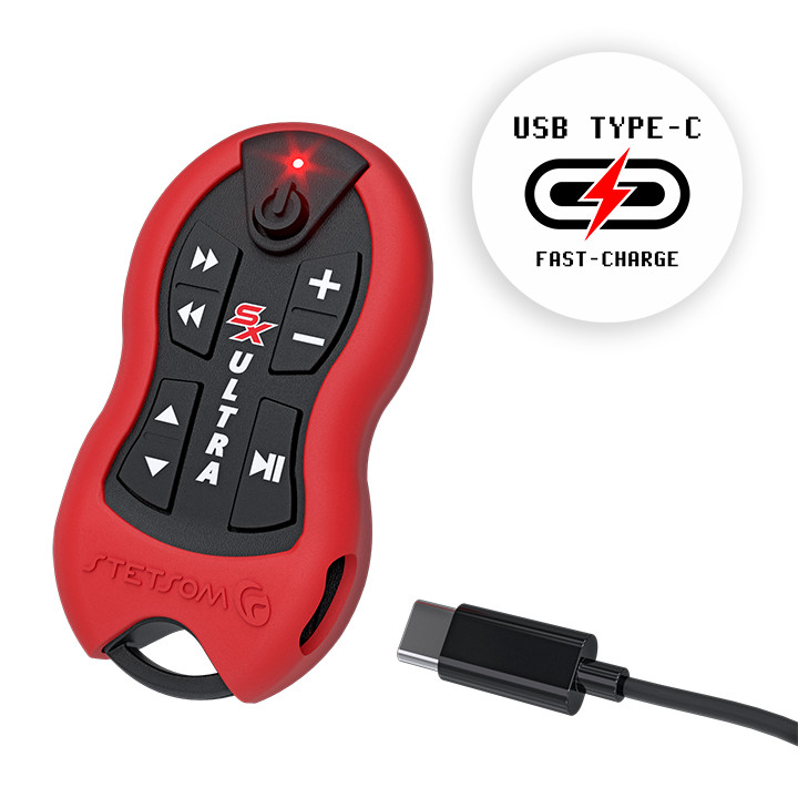 Stetsom SX2 ULTRA 8 Function 500 Meters Long Range Remote Control - RED