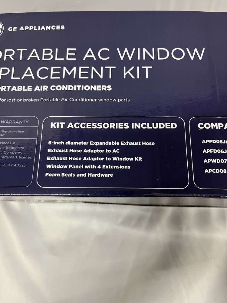 GE Portable Air Conditioners Window Kit