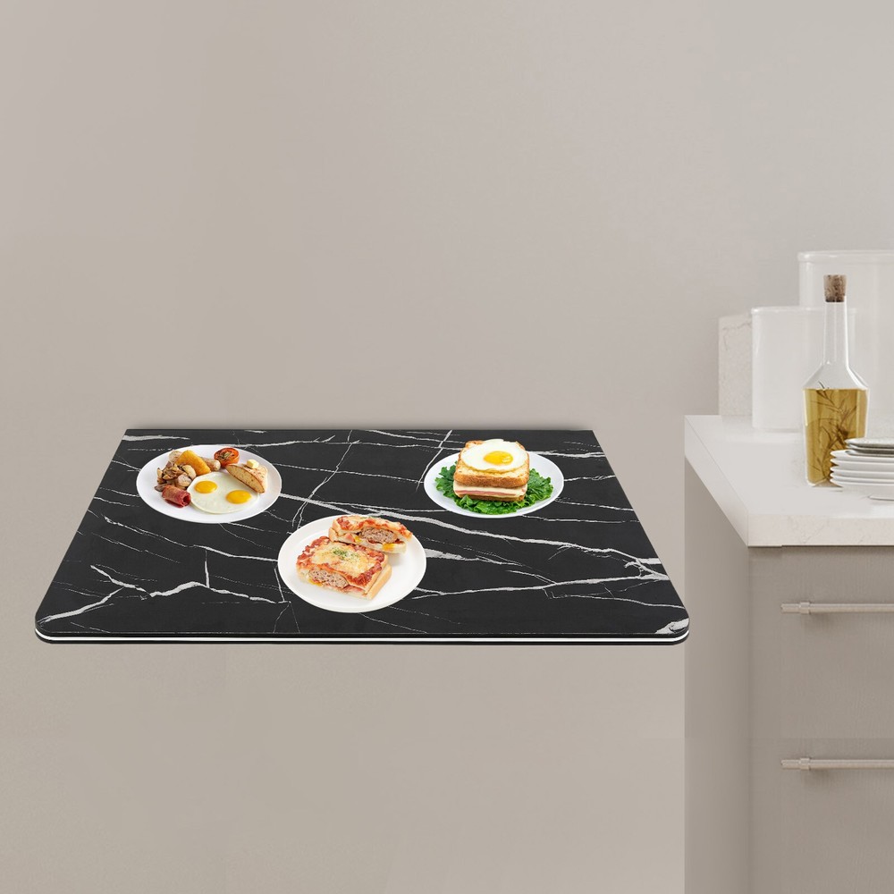 Wall Mounted Floating Folding Computer Desk PC Table Space Saving Home Furniture