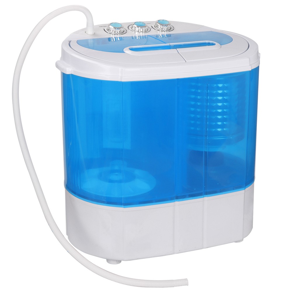 10lbs Mini Portable Compact Washing Machine Spin-Dry Laundry Washer Save Space