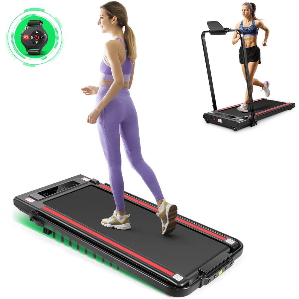 Under Desk Walking Pad Treadmill with Incline Home Running Machine Touchscreen