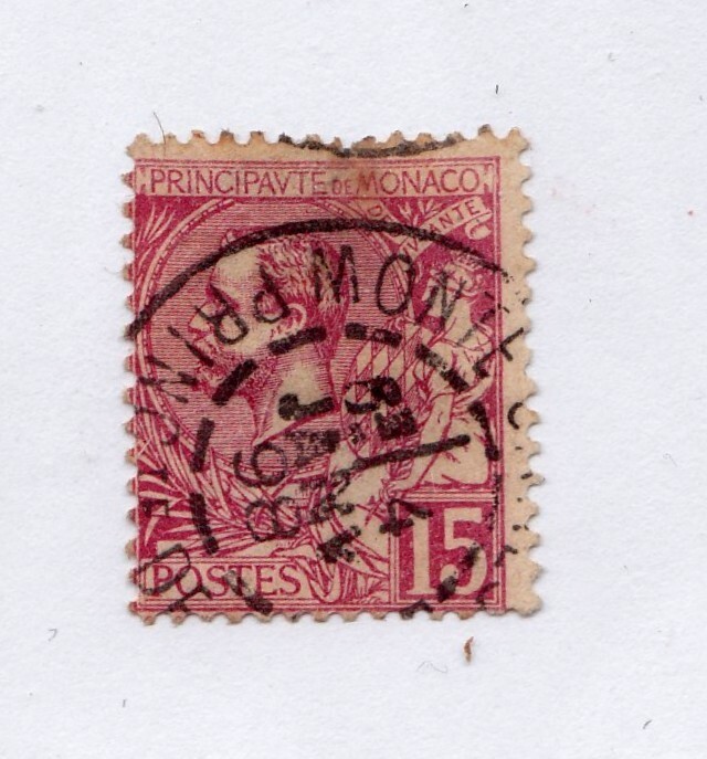 Monaco stamp #17, used