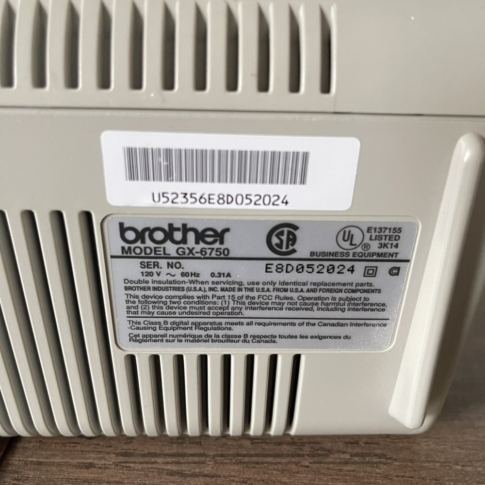 Brother Correctronic GX-6750 Electronic Typewriter Tested & Works