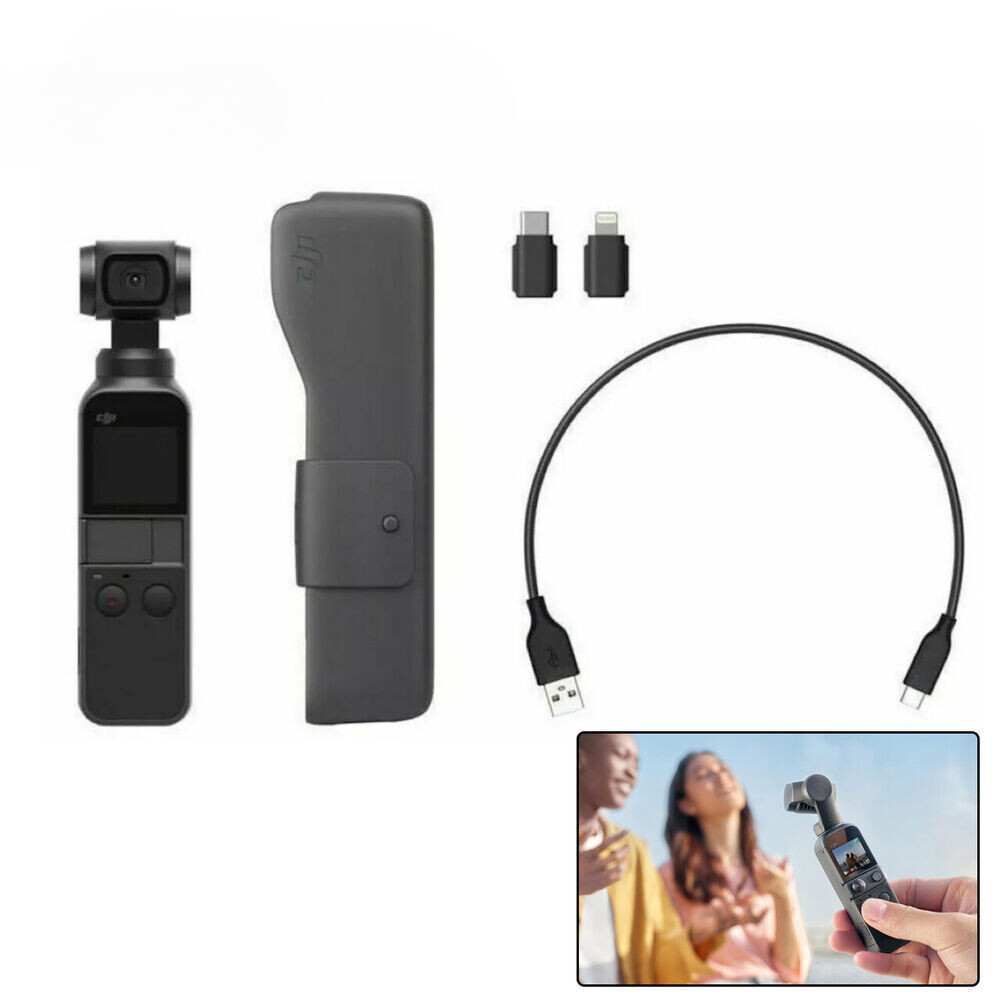 DJI Osmo Pocket Handheld 3-Axis Gimbal Stabilizer with integrated Camera 95%NEW