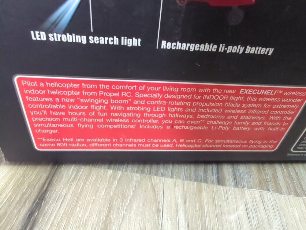 🚁🚁Execuheli Wireless Indoor Helicopter NIB🚁🚁