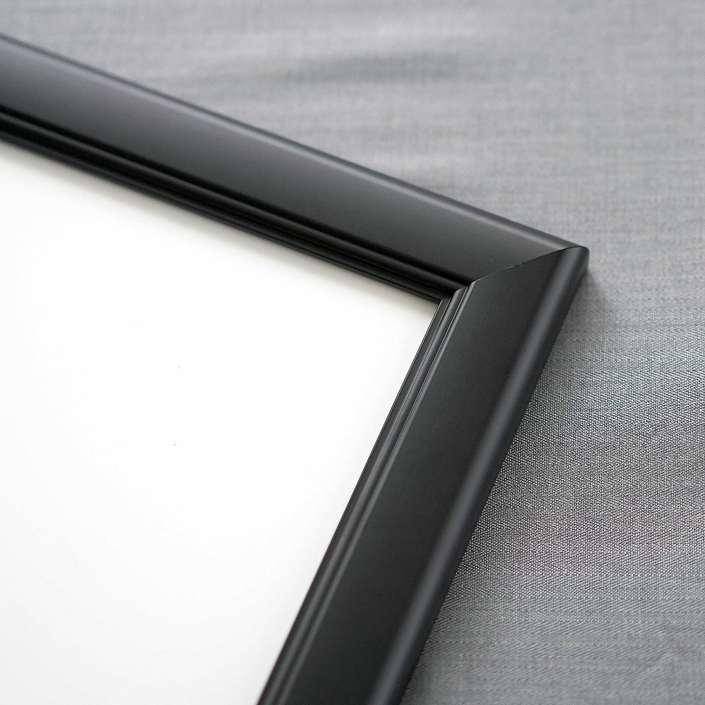27x9 Frame Black Solid Wood Picture Frame - Complete Modern Photo Frame Includes