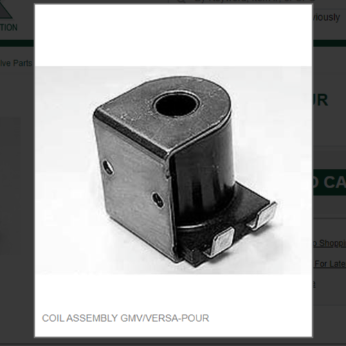 COIL ASSEMBLY GMV/VERSA-POUR # 52-0288/04-SP