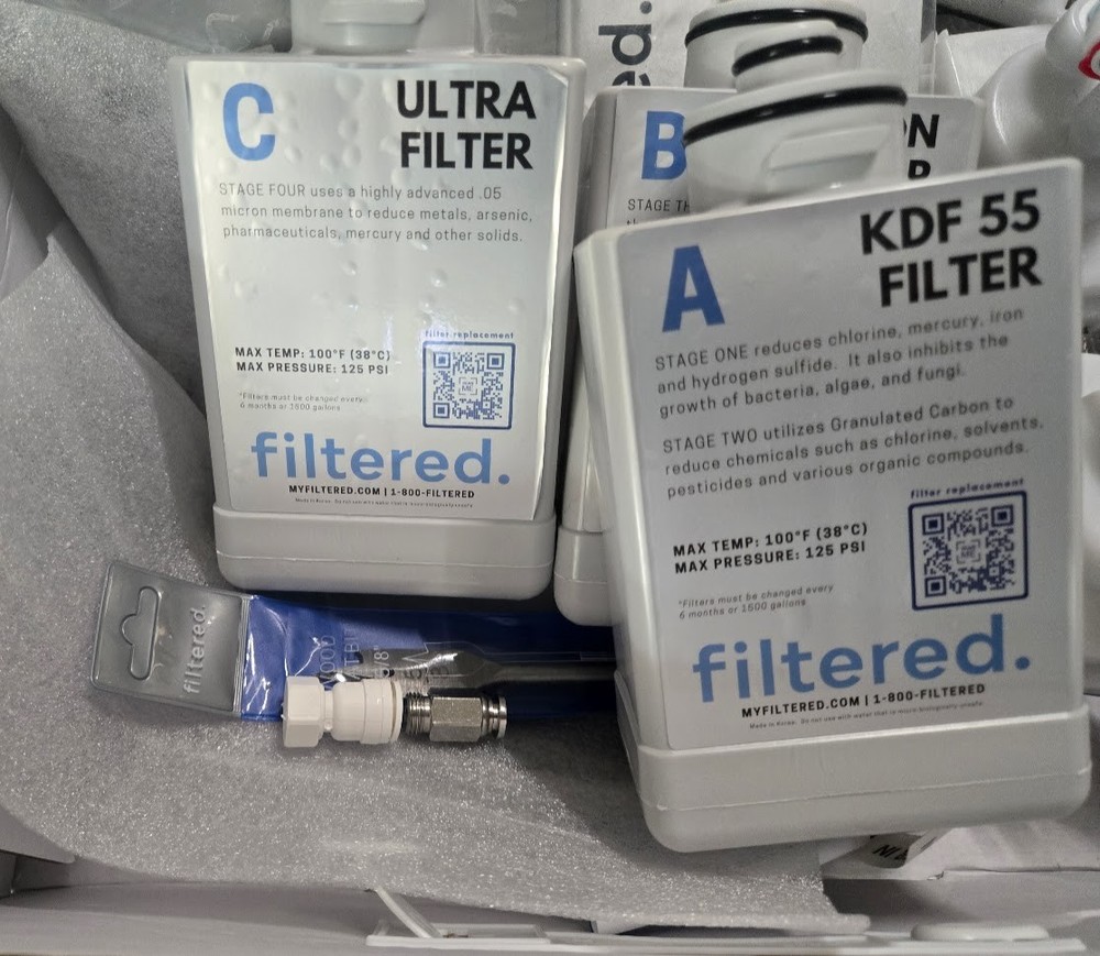 Inline Water Filter System For Refrigerators and Ice Makers - Easy Install