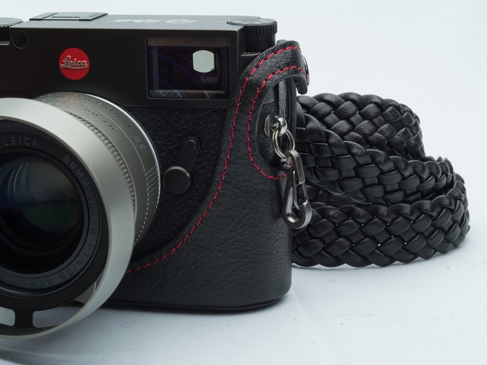 Camera Quick Release Set for Cameras w/Round Strap lugs Titanium split Rings ...