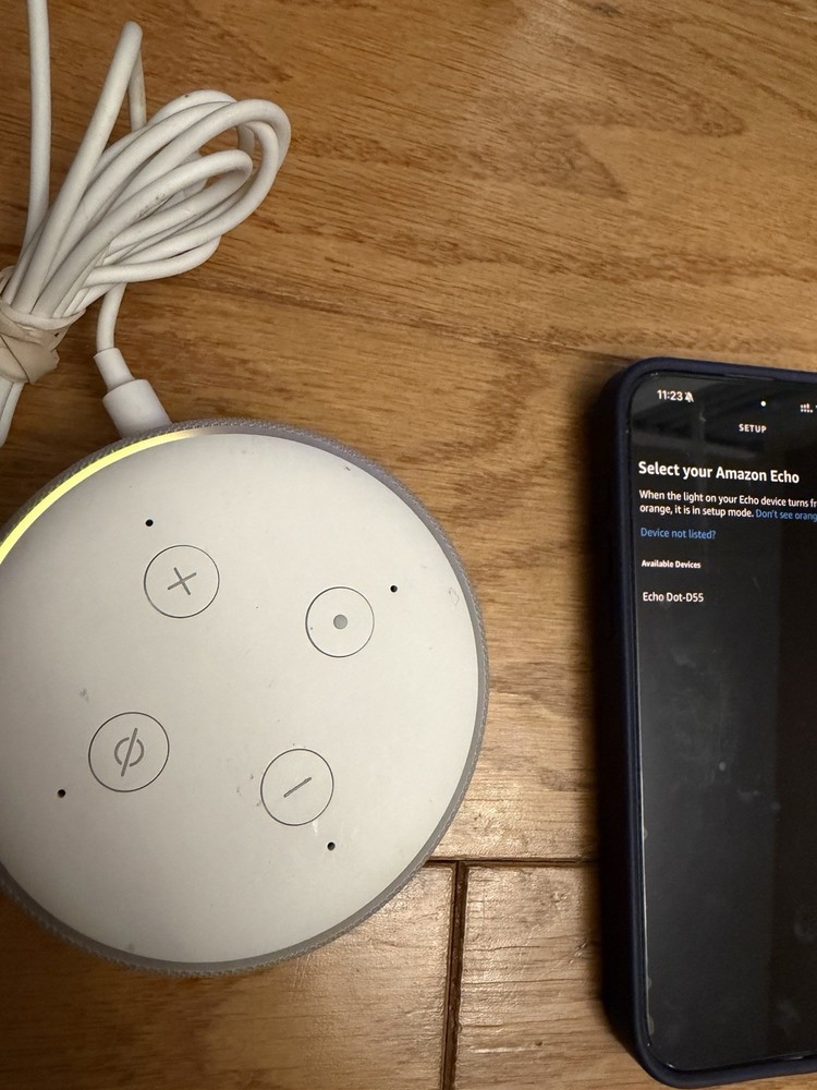 Amazon Echo Dot 3rd Gen Smart Speaker C78MP8 Used Tested D55 Sandstone
