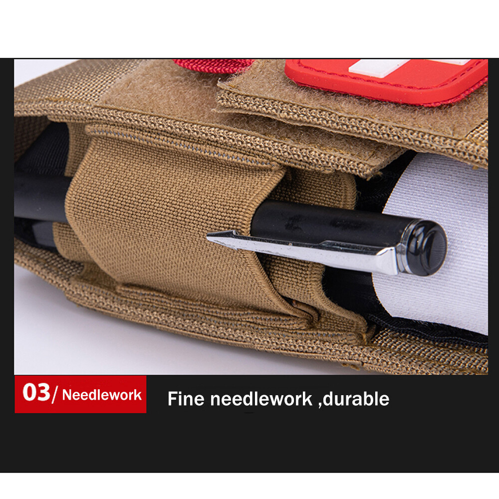 Tactical Scissor Case Molle Tourniquet Storage Bag Holder Flashlight EDC Pouch