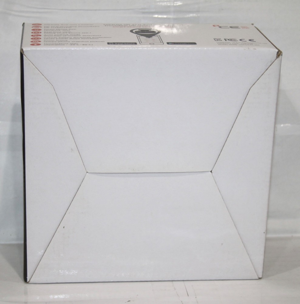 eCell e-Focus 2CH Night Vision Dash Cam w/Separate Main Device & Smartphone Link