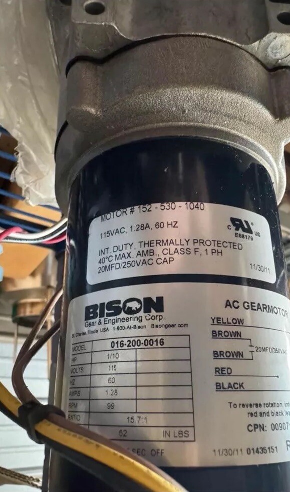 Follett Ice Machine Motor And Gearbox Assembly