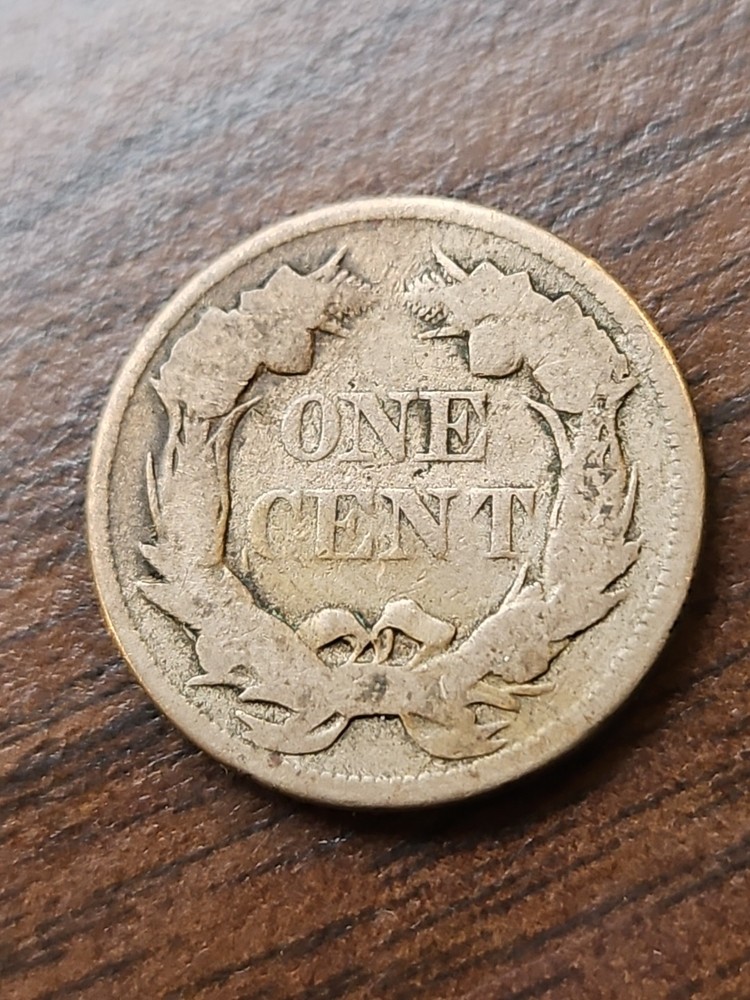 1857 Flying Eagle Cent Copper Nickel Old US Coin