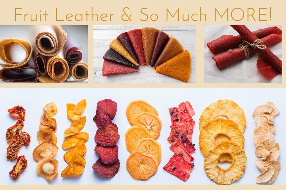 Fruit Leather Silicone Dehydrator Sheets - 4 Pack, Fit Nesco Round/Square Models