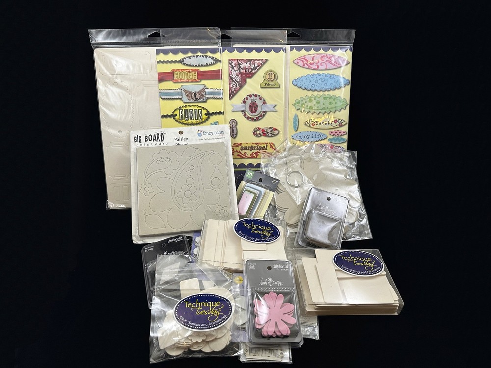 Blank Chipboard Lot - NIP
