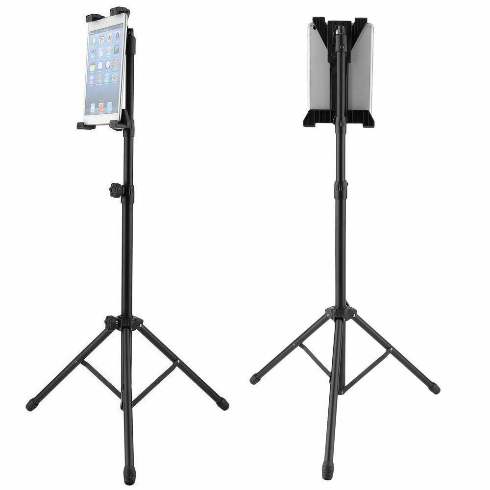 Adjustable Tripod Stand Holder Bracket For iPad 1 2 3 7"-11" Tablet FLOOR MOUNT