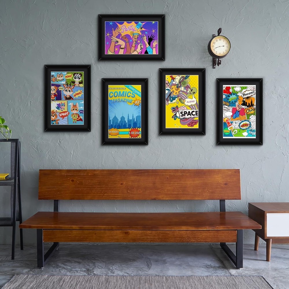 8 Pack Comic Book Frame UV Protection Comic Picture Magazine Frames Fits Current